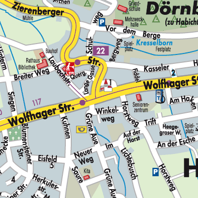 Stadtplan Dörnberg