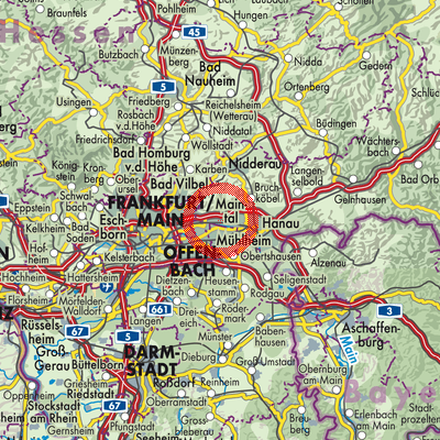 Landkarte Dörnigheim