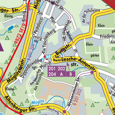 Stadtplan Dohna