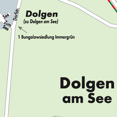 Stadtplan Dolgen am See