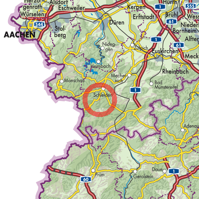 Landkarte Dommersbach