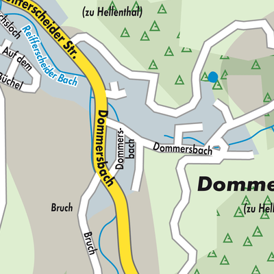 Stadtplan Dommersbach