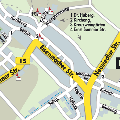 Stadtplan Donnerskirchen