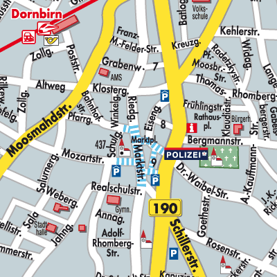 Stadtplan Dornbirn