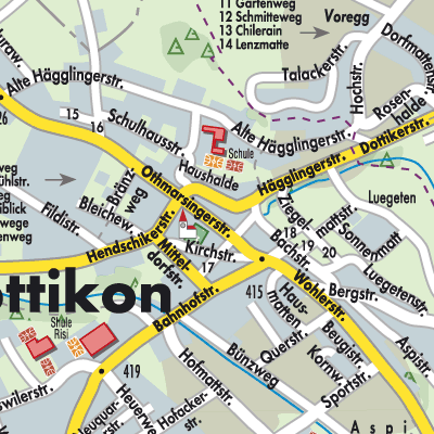Stadtplan Dottikon