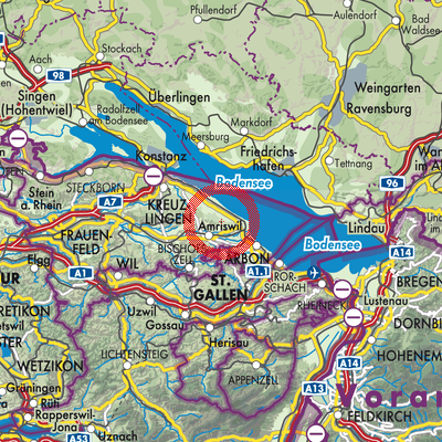 Landkarte Dozwil