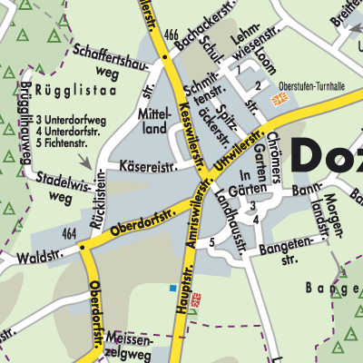Stadtplan Dozwil