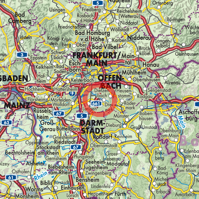 Landkarte Dreieichenhain