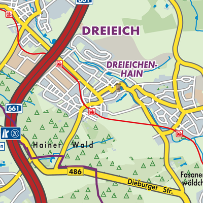 Übersichtsplan Dreieichenhain