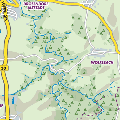 Übersichtsplan Drosendorf-Zissersdorf