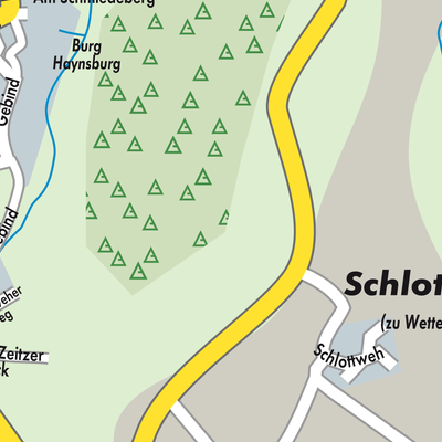 Stadtplan Droyßiger-Zeitzer Forst