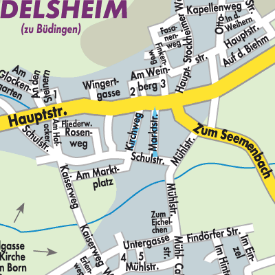 Stadtplan Düdelsheim