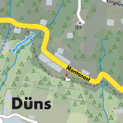 Stadtplan Dünserberg