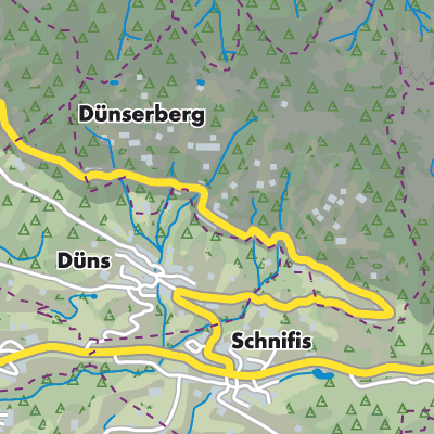 Übersichtsplan Dünserberg