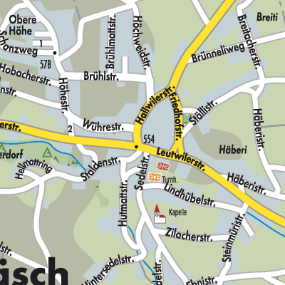 Stadtplan Dürrenäsch