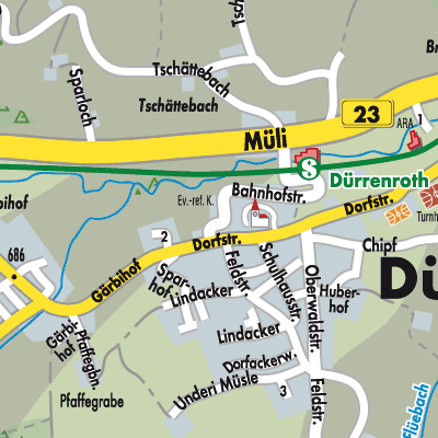 Stadtplan Dürrenroth