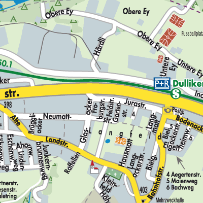 Stadtplan Dulliken