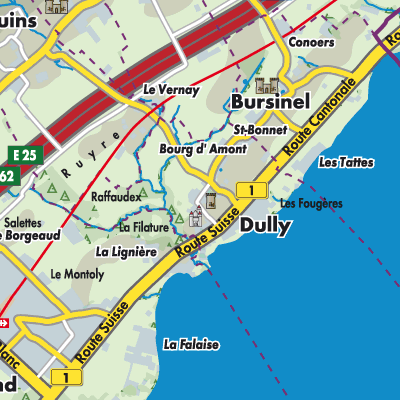 Übersichtsplan Dully