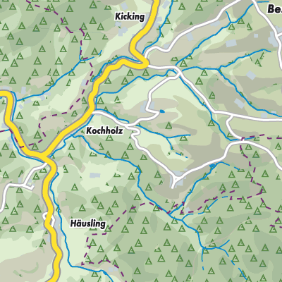 Übersichtsplan Dunkelsteinerwald