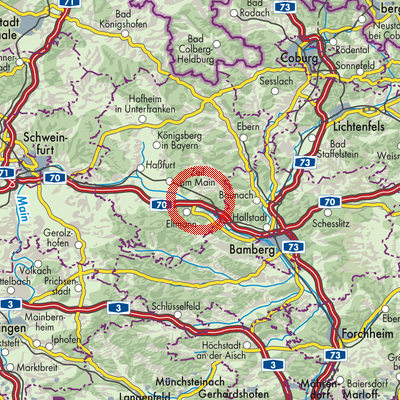 Landkarte Ebelsbach (VGem)