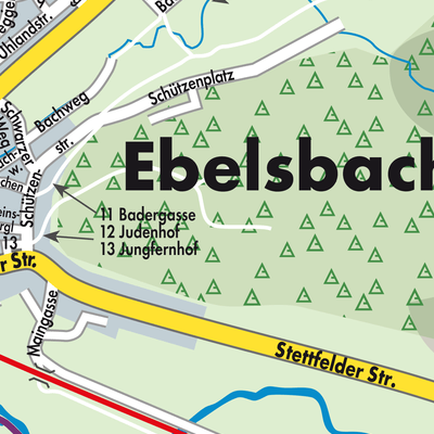 Stadtplan Ebelsbach (VGem)