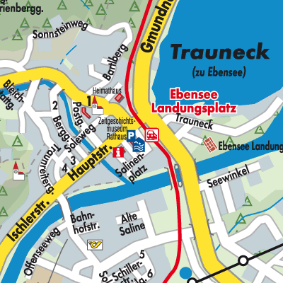 Stadtplan Ebensee am Traunsee