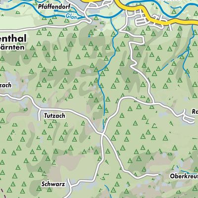 Übersichtsplan Ebenthal in Kärnten