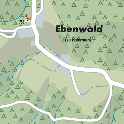 Stadtplan Ebenwald