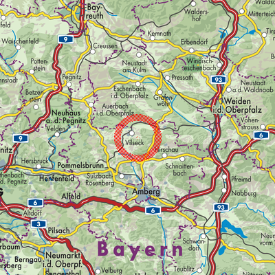 Landkarte Ebersbach