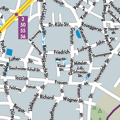 Stadtplan Ebersbach-Neugersdorf