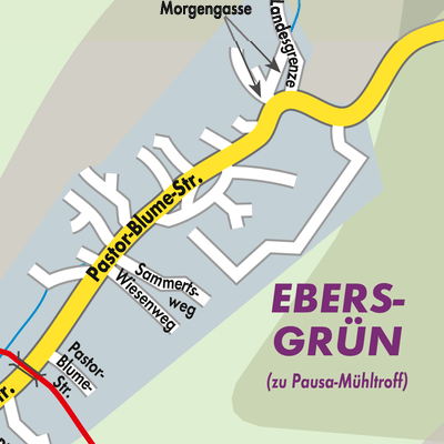 Stadtplan Ebersgrün