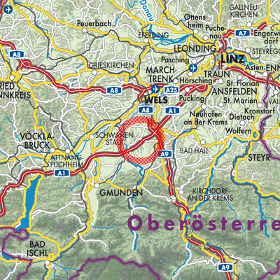 Landkarte Eberstalzell