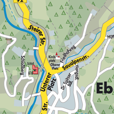 Stadtplan Eberstein