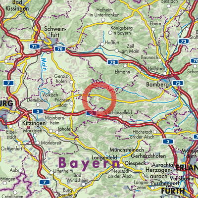 Landkarte Ebrach (VGem)