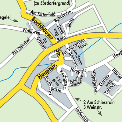 Stadtplan Ebsdorf