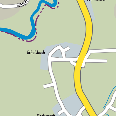 Stadtplan Echelsbach