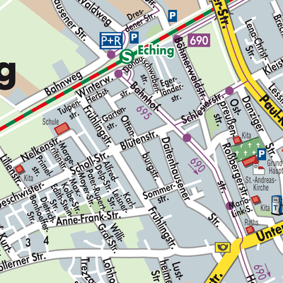 Stadtplan Eching