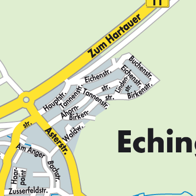 Stadtplan Eching