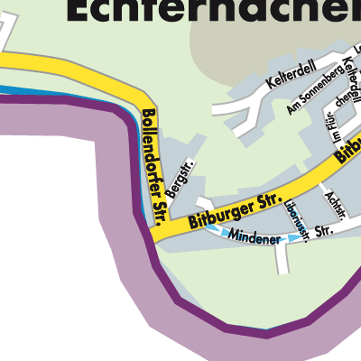 Stadtplan Echternacherbrück