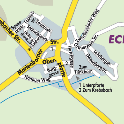 Stadtplan Eckartshausen