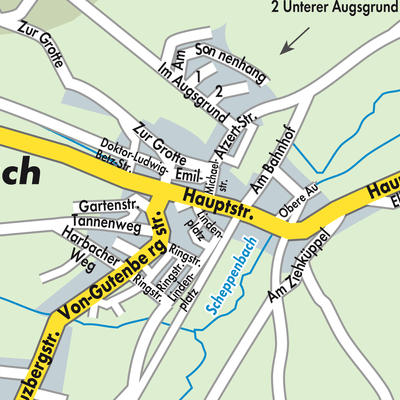 Stadtplan Eckweisbach