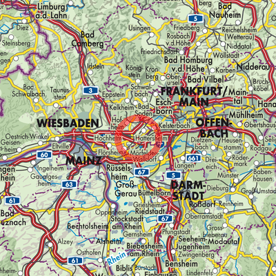 Landkarte Eddersheim