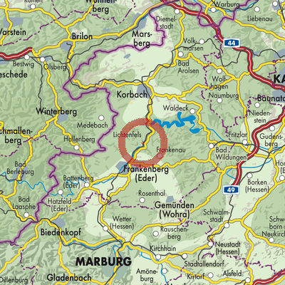 Landkarte Ederbringhausen