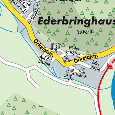 Stadtplan Ederbringhausen