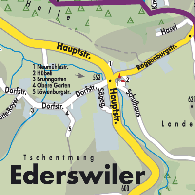 Stadtplan Ederswiler