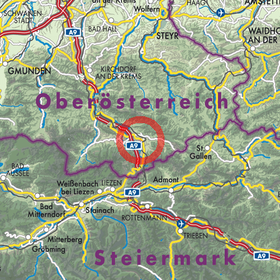Landkarte Edlbach