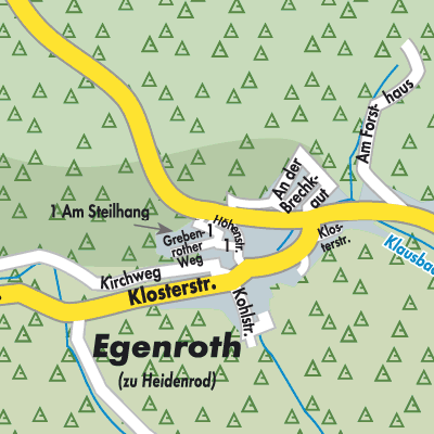 Stadtplan Egenroth