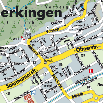 Stadtplan Egerkingen