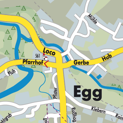 Stadtplan Egg