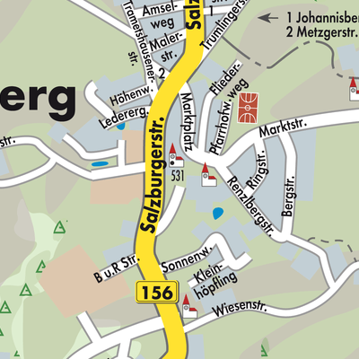 Stadtplan Eggelsberg